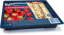 Блинчики Морозко с клубникой 370г
