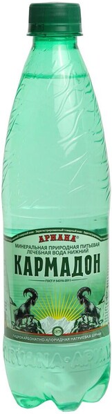 Лечебная вода Кармадон газированная 0,5л