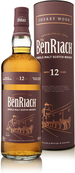 Виски BENRIACH Twelve Шотландский односолодовый 12 лет 46%, п/у, 0.7л Великобритания, 0.7 L