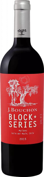 Вино Block Series Malbec Maule DO J. Bouchon 0.75л