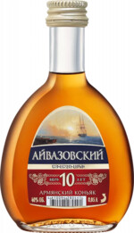 Коньяк Aivazovsky Old Armenian Brandy 10 Y.O. 0.05л