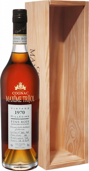 Коньяк Maxime Trijol Cognac Fins Bois 1970 (gift box) 1970 0.7л