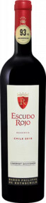 Вино Escudo Rojo Cabernet Sauvignon Reserva Maipo Valley DO Baron Philippe de Rothschild 2019 0.75л