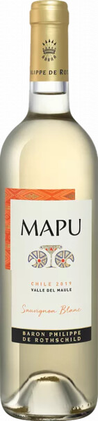Вино Mapu Sauvignon Blanc Maule Valley DO Baron Philippe de Rothschild 2020 0.75л