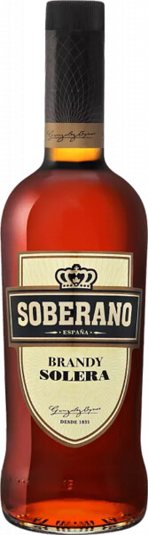 Бренди Соберано Солера (Soberano Solera), 36 %, 0.70л