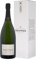 Игристое вино Drappier Brut Nature Zero Dosage Champagne AOP in gift box - 1.5л