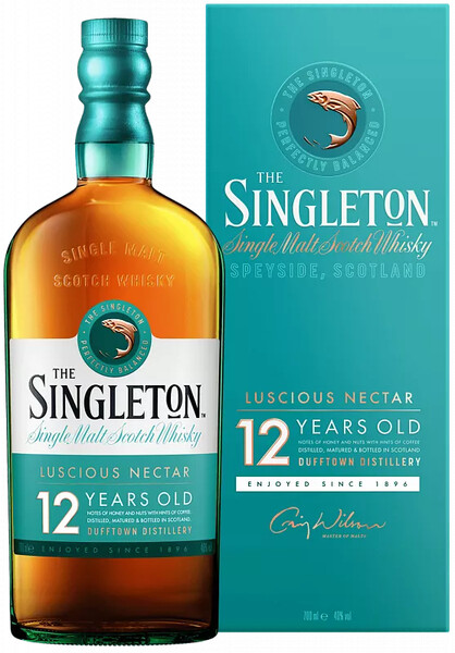 Виски Dufftown Singleton 12 y.o. single malt scotch whisky (gift box) 0.7л
