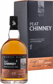 Виски Wemyss Malts Peat Chimney Batch Strength Blended Malt Scotch Whisky (gift box) 0.7л