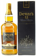 Виски Dewar's Special Reserve 12 y.o. Blended Scotch Whiskey (gift box) 1л