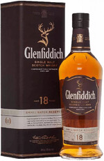 Виски Glenfiddich 18 y.o. Single Malt Scotch Whisky (gift box) 0.5л