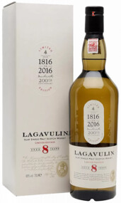 Виски Lagavulin Islay single malt scotch whisky 8 Years Old (gift box) 0.7л