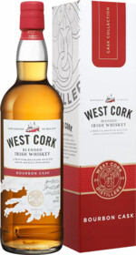 Виски West Cork Bourbon Cask Blended Irish Whiskey (gift box) 0.7л