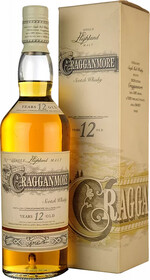 Виски Cragganmore Speyside 12 y.o. Single Malt Scotch Whisky (gift box) 0.75л