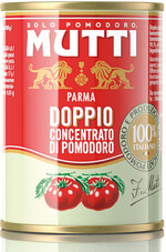 Томатная паста Mutti с массовой долей сухих веществ 28%, 140г