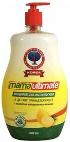 Гель для мытья посуды и детских принадлежностей Mama Ultimate С ароматом натурального лимона