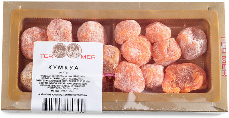 Цукаты кумкуа, «Термер», 150 г, Россия