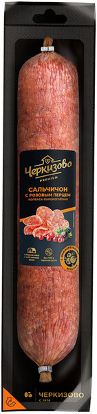 Колбаса сырокопченная Сальчичон с розовым перцем весовая Черкизовский МПК