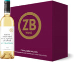 Вино тихое белое сухое ZB Wine SAUVIGNON BLANC «Мысли позитивно!» 2022 (6 шт.)