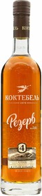 Коньяк «Коктебель Резерв 4 года», категория 4 звезды, 0,5 л