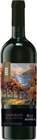 Вино Саперави ТМ Агора красное сухое 13,5% 0.75л.