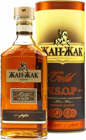 Коньяк пятилетний российский Жан-Жак gold vsop 42 %, стекло п/у