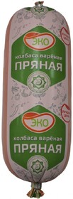 Колбаса вареная из мяса птицы ЭКОЛЬ Пряная Халяль, 350г
