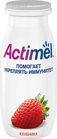 Кисломолочный продукт Actimel Клубника 2,5% 100г