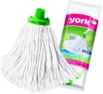 Насадка МОП веревочная для швабры сменная, 28 см., хлопок, еврорезьба, York XXL, 281 гр., флоу-пак