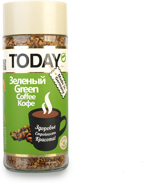Кофе Today Green растворимый сублимированный 95 г
