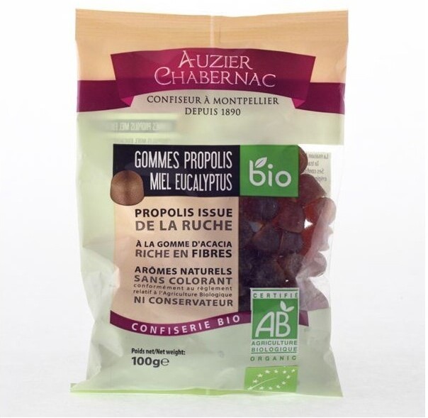 Жевательный мармелад Мед Прополис Эвкалипт Био /Органический 100 г.