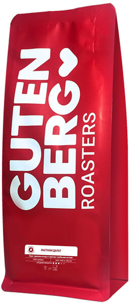 Кофе Вьетнам Далат в зёрнах, уп. 1 кг