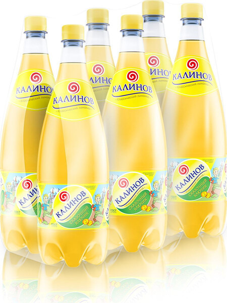 Напиток КАЛИНОВ Классический Сказочный ключик сильногазированный, 1.5л Россия, 1.5 L
