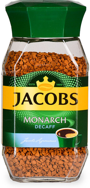 Кофе Jacobs Monarch Decaff растворимый сублимированный 95 г