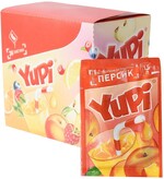 Растворимый напиток со вкусом персика,  Yupi, 15 гр., дой-пак