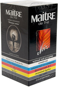 Чай Maitre черный ассорти классический 25 пакетиков*2г
