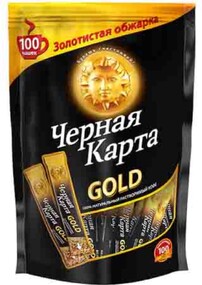 Кофе Черная Карта Голд 100% в пакетиках
