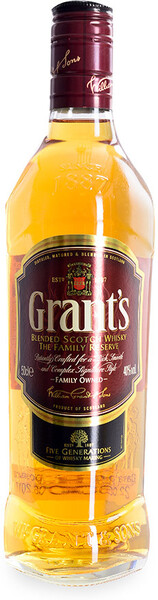Виски GRANT'S Family Reserve Шотландский купажированный, 40%, 0.5л Великобритания, 0.5 L