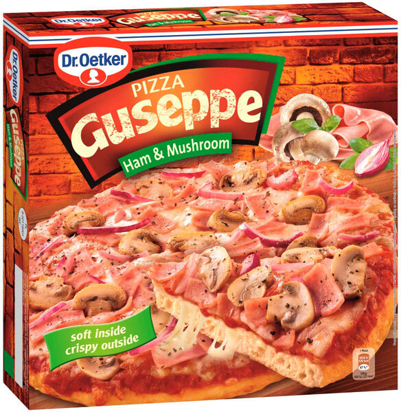 Пицца Dr. Oetker Guseppe Ветчина и грибы, 425 г