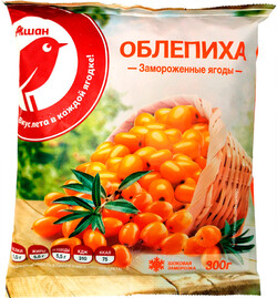 Облепиха АШАН замороженная, 300 г