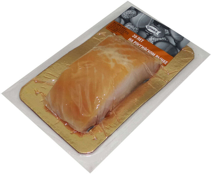 Осетр холодного копчения «Олива Факел» филе кусок, 200 г