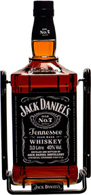 Виски JACK DANIEL'S Tennessee Whiskey зерновой, 40%, 3л США, 3 L