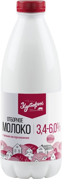 Молоко Романов Луг/Хуторок пастеризованное 3,2-6%, 900 мл