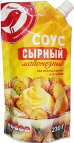Соус майонезный АШАН сырный, 230 г