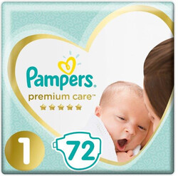 Подгузники Pampers Premium care 1 (2-5 кг) 72 шт