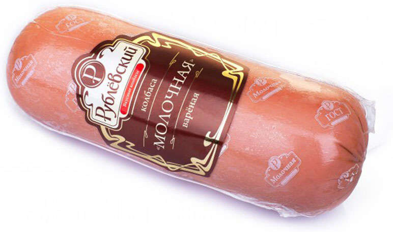 Колбаса Рублевский Молочная вареная в белковой оболочке в вакууме 560 г