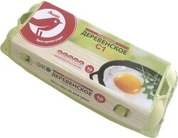 Яйцо АШАН деревенское С1, 10 шт