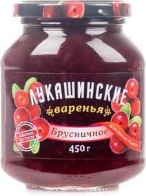 Варенье Лукашинские брусничное 450 г