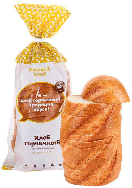 Батон Русский хлеб горчичный 400г