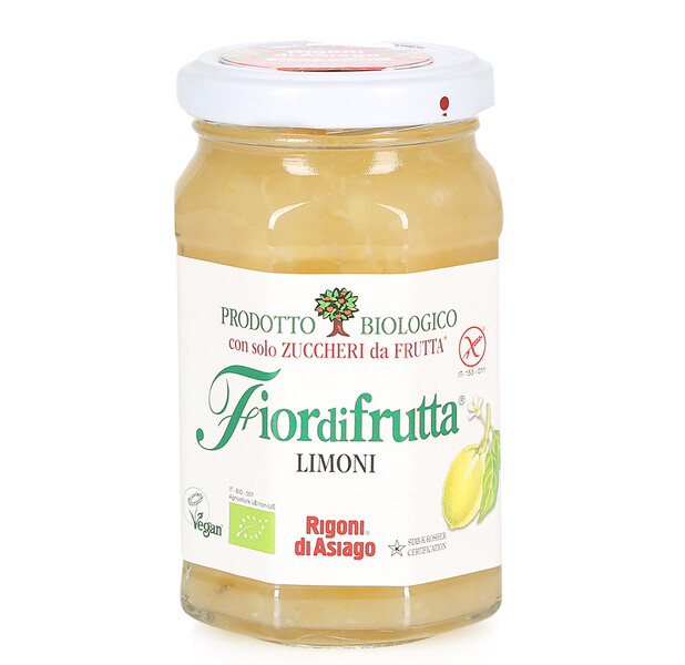 Конфитюр Fiordifrutta лимонный (без сахара) Rigoni  di Asiago Spa 260 г Италия