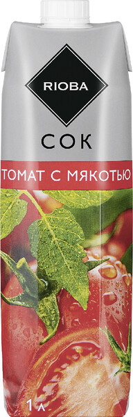 Сок томатный Rioba, 1л